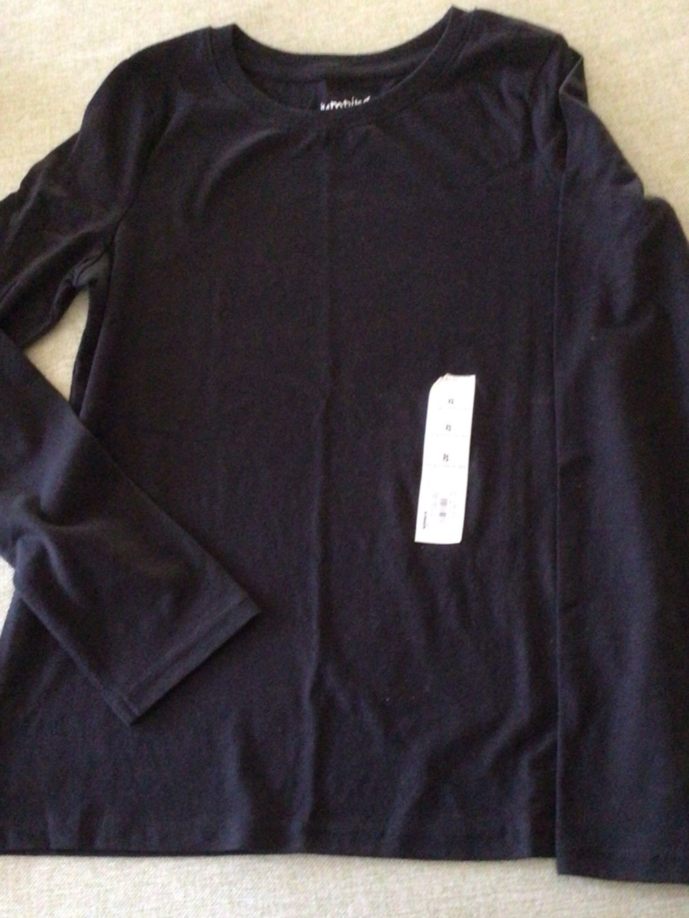 jumping beans Black Long Sleeve Crewneck Tee